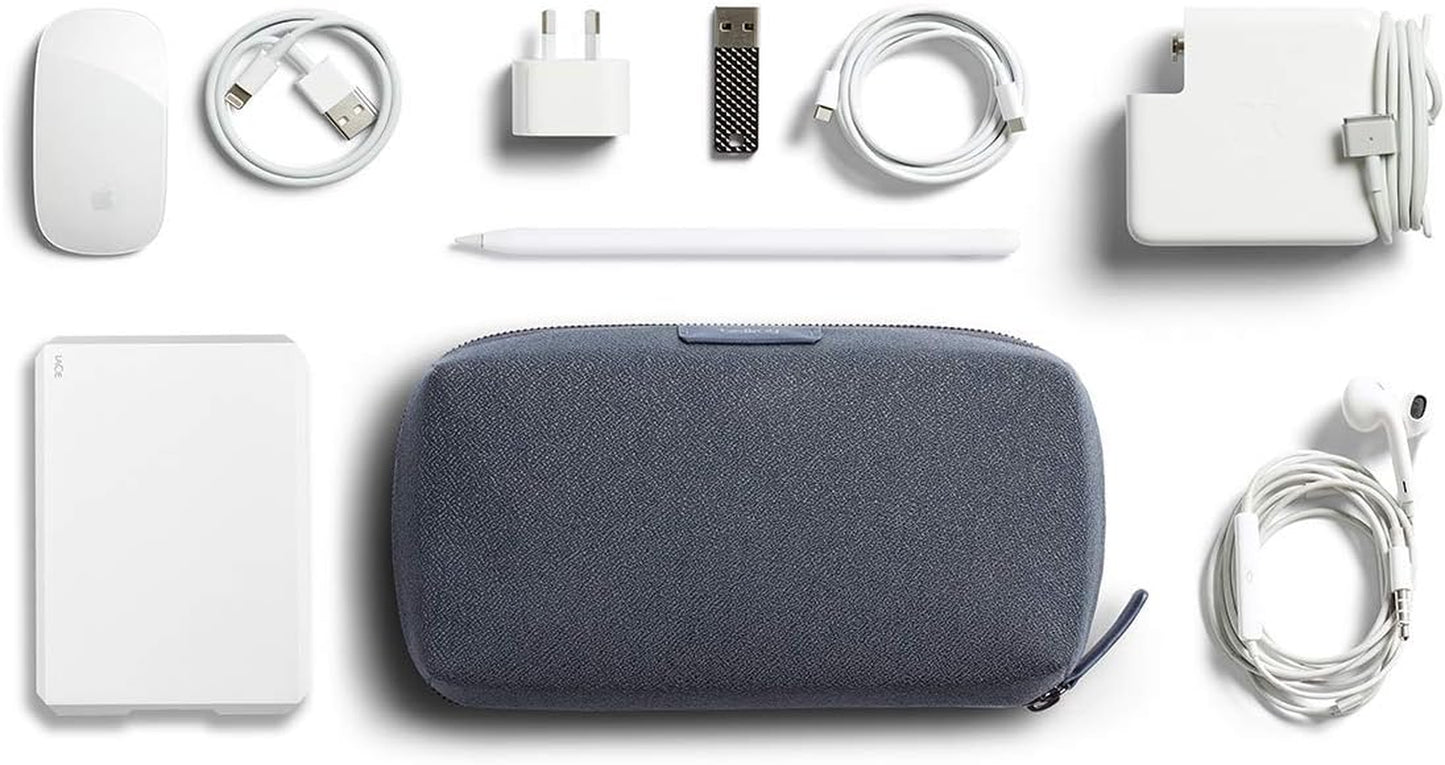 Bellroy Tech Kit (Tech Accessories Organizer Pouch, Zipper Closure Design, Stores Power Bank, Phone Charger, Cables & More, Internal)