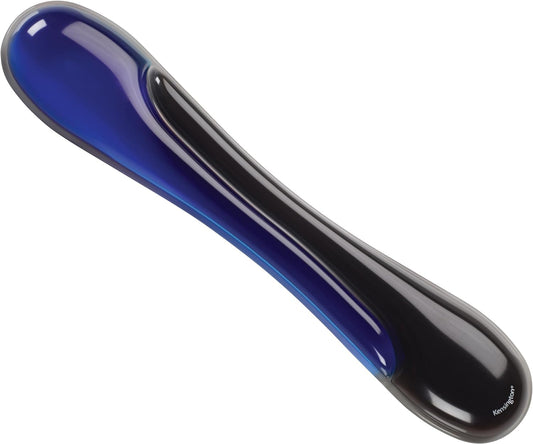 Kensington Duo Gel Keyboard Wrist Rest, Ergonomic Support with Ventilation Channel, Universal Compatibility (K62397AM) Blue