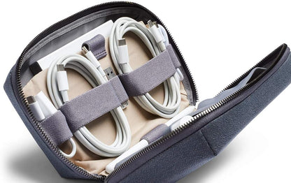 Bellroy Tech Kit (Tech Accessories Organizer Pouch, Zipper Closure Design, Stores Power Bank, Phone Charger, Cables & More, Internal)