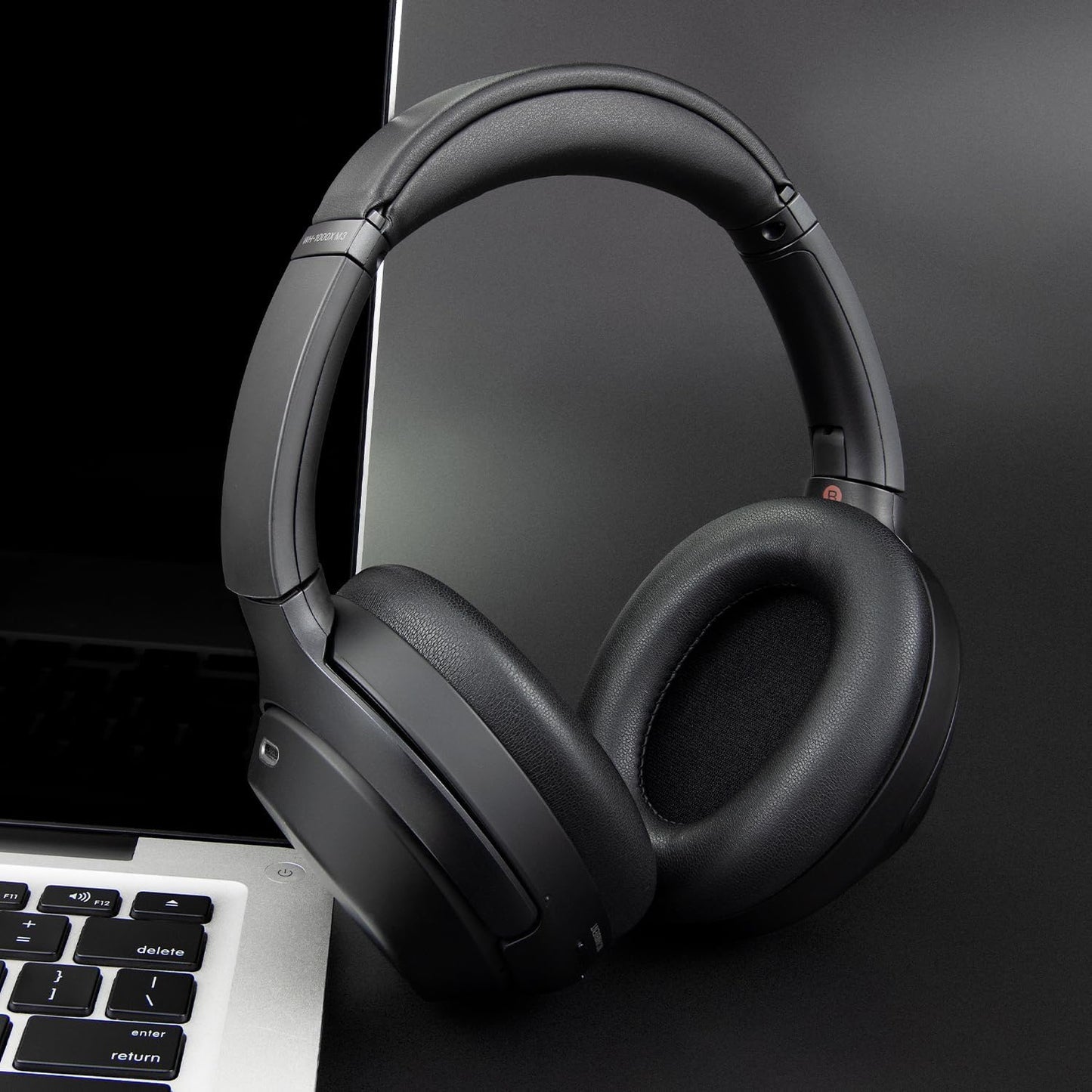 Earpads for Sony WH-1000XM3 Over-Ear Headphones, Softer Protein Leather, Noise Isolation Memory Foam, Added Thickness (Black)
