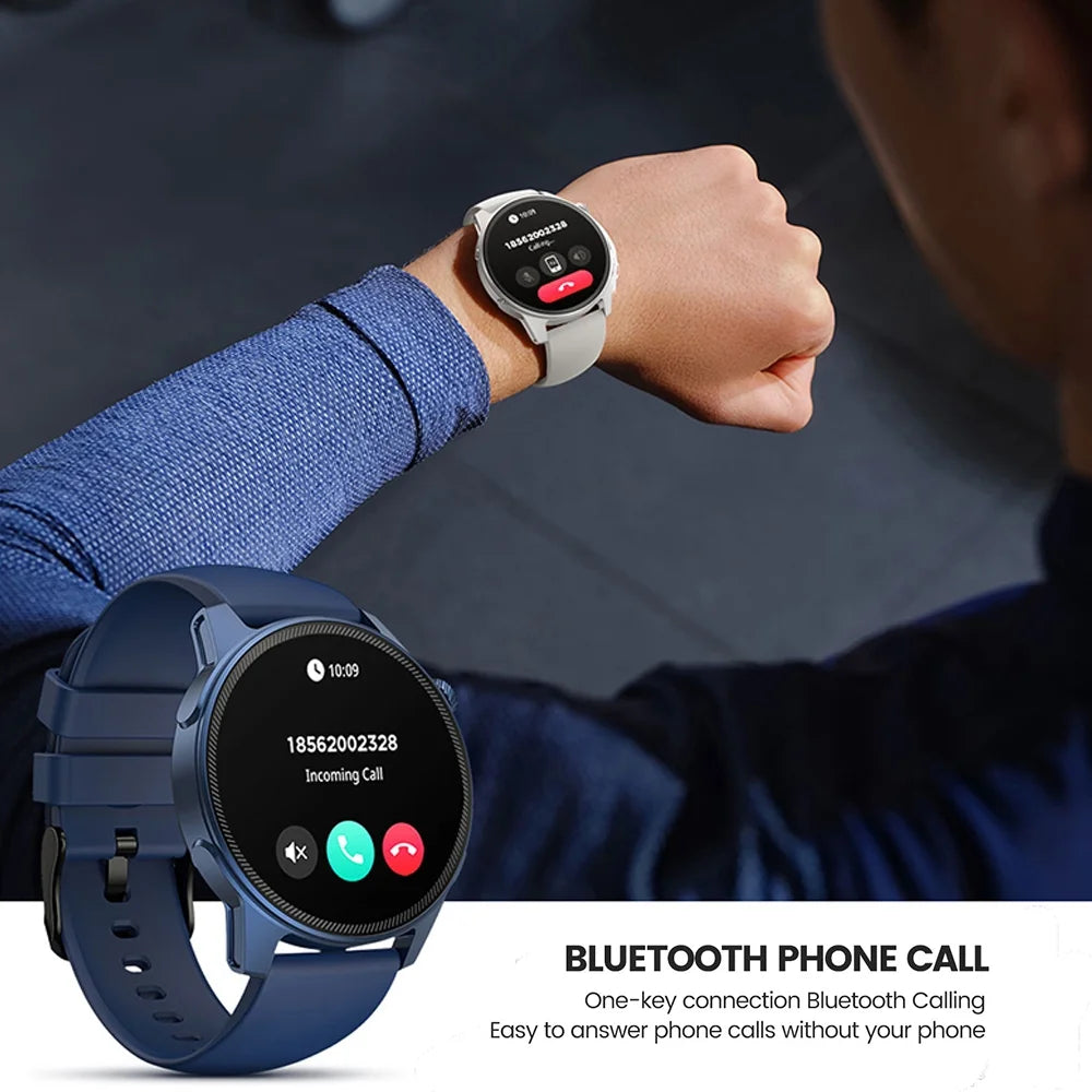 , 1.85 Inch  with Answer/Dial , for Men (Black)