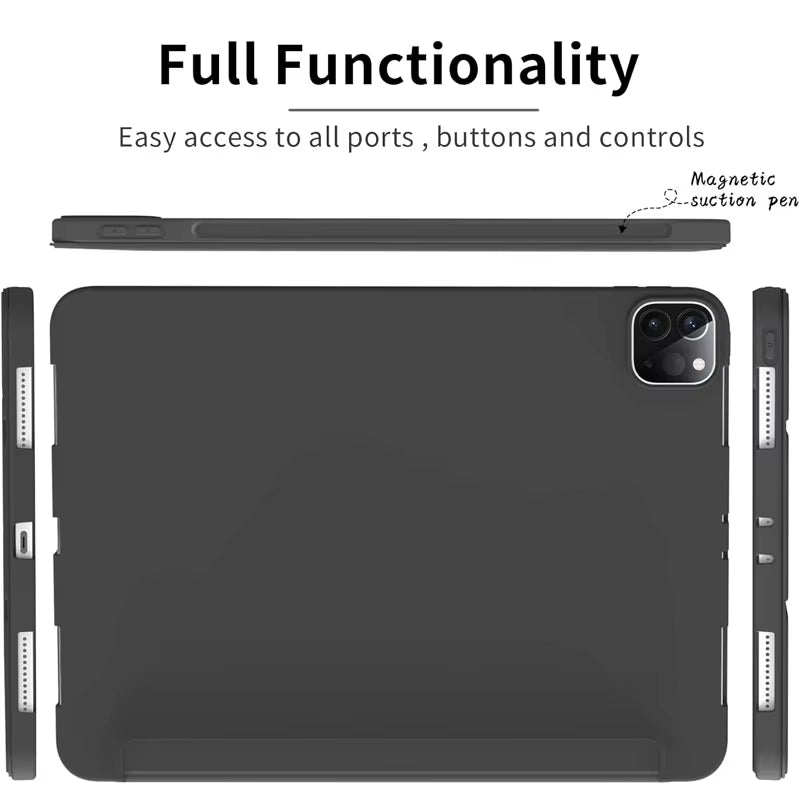 For Redmi Pad 2 9.7 Pro 12.1 SE 11 10.6 8.7 Case  Pad 5 6 7 8 Pro 11 11.2 K Pad Auto Wake up Sleep Cover Support Charging